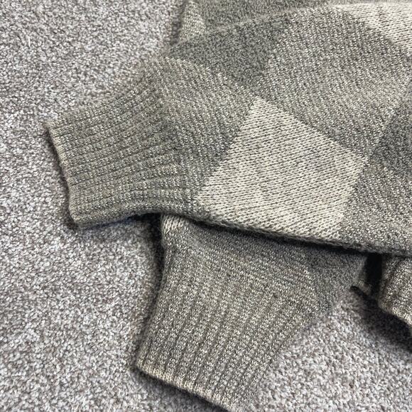 The Italian sweater co. Mens quarter zip pullover sz large knit wool blend Italy - Picture 11 of 12